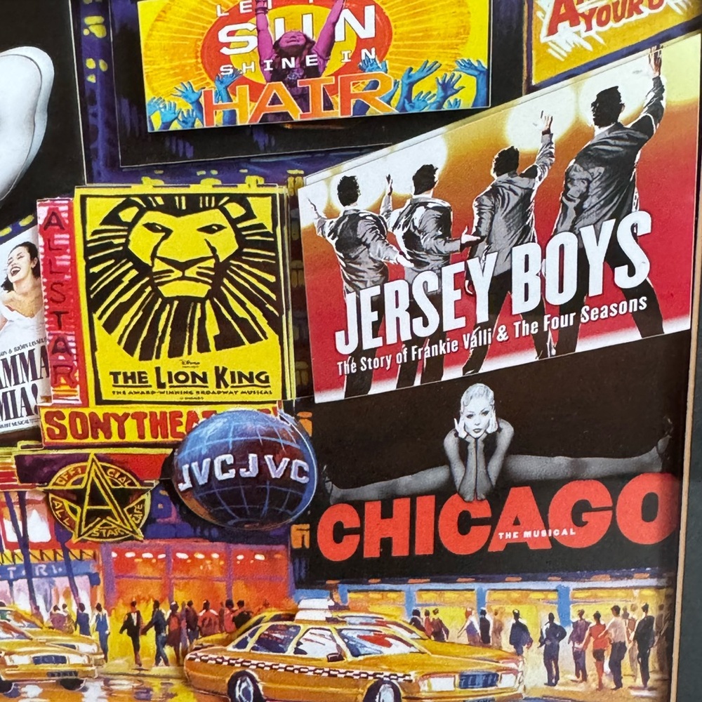 New York Times Square 3D Broadway Framed Art - Picture 10 of 10